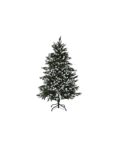 ESPRIT Christmas Tree Green Metal and Polyethylene, Snowy, 110 x 110 x 150 cm
